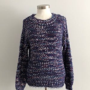 NWT✨Wild Fable Oversized Multicolor Fuzzy Sweater